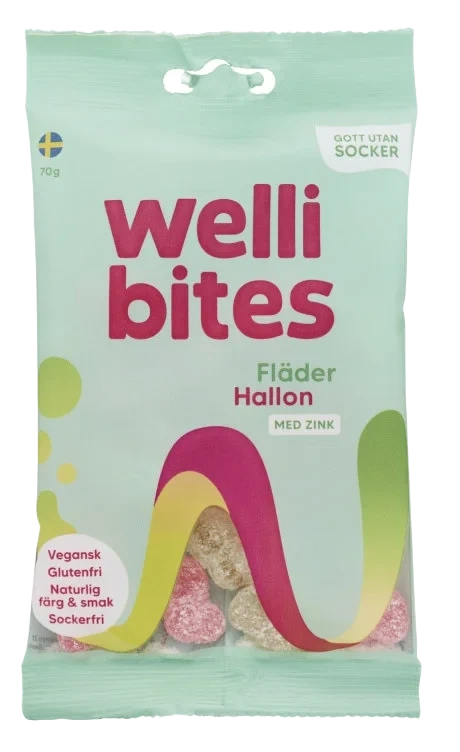 Wellibites Hyllebær og bringebær