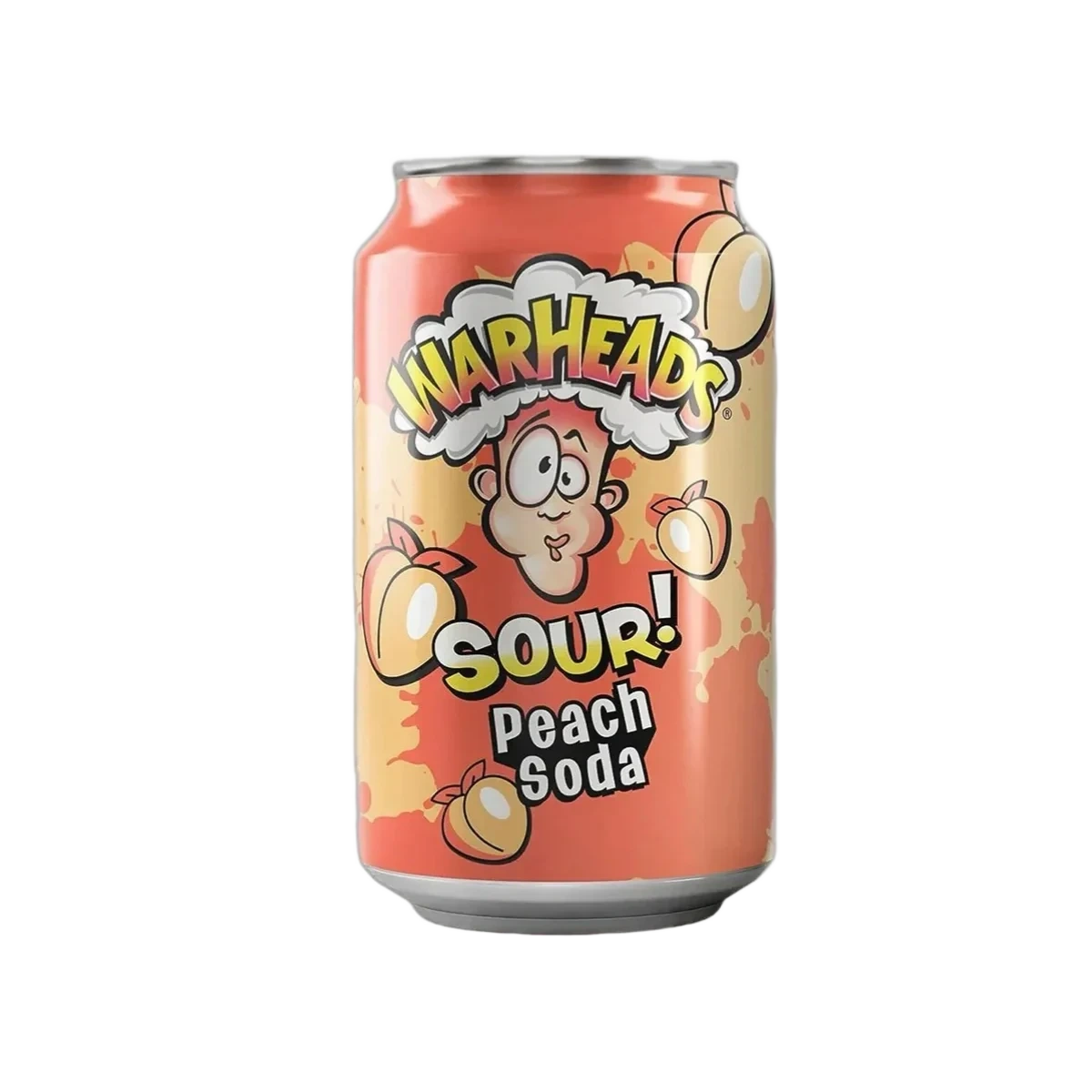Warheads Sour Soda Peach 330 ml