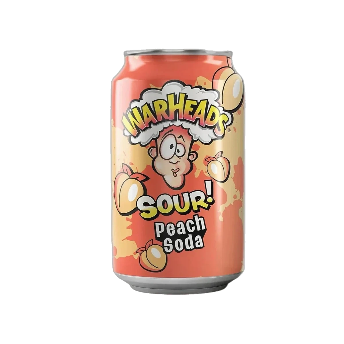 Warheads Sour Soda Peach 330 ml
