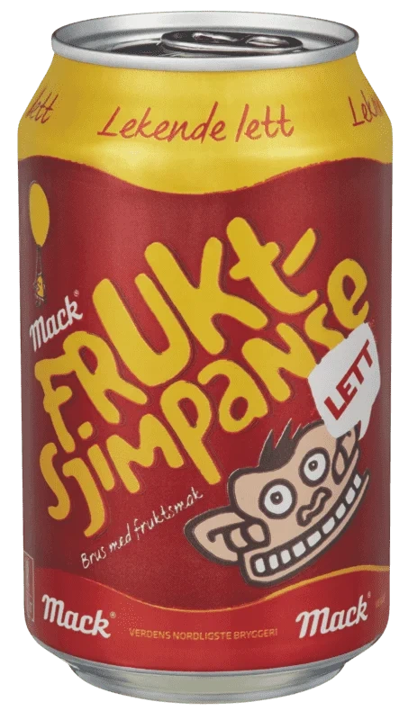 Frukt-sjimpanse Lett 0,33l bx Mack