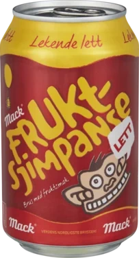 Frukt-sjimpanse Lett 0,33l bx Mack