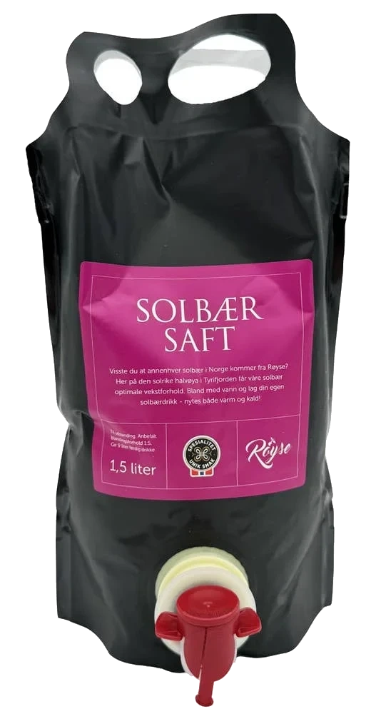 Solbærsaft for utblanding