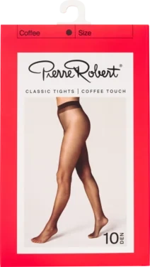 Tights 10 Den Coffee 40-44 Pierre Robert