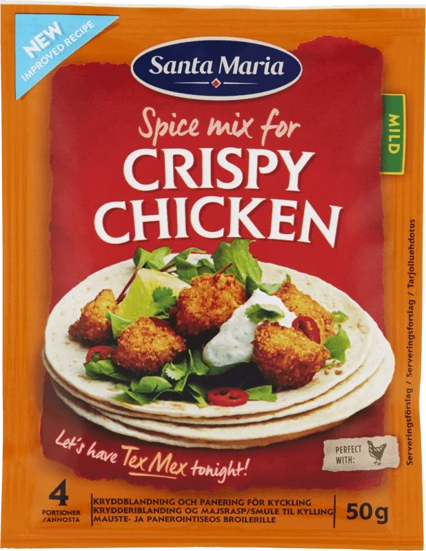 Santa Maria Crispy Chicken Spice Mix 50g