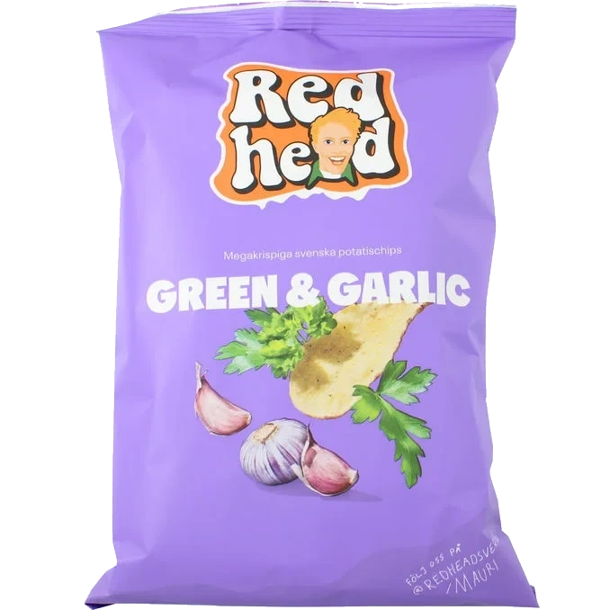 Chips Green & Garlic