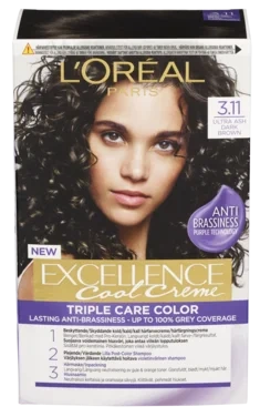 Loreal Paris Excellence Creme Ultra Ash Dark Brown 3.11