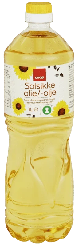 Coop Solsikkeolje 1l