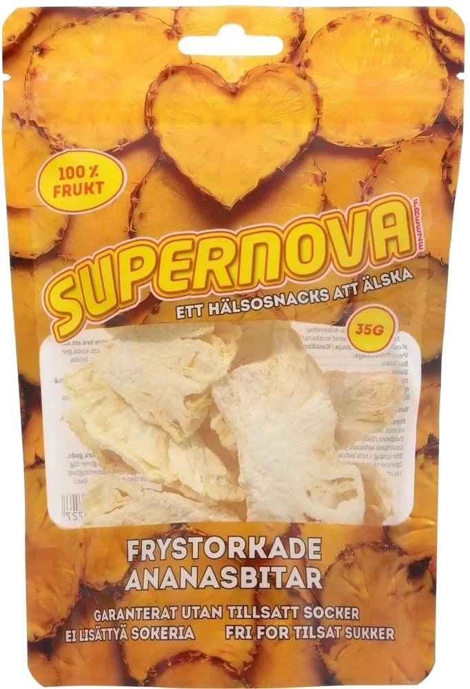Frystorkade Ananasbitar