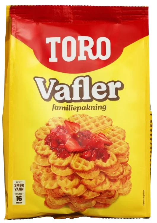 Vafler 612g Familiepakning Toro