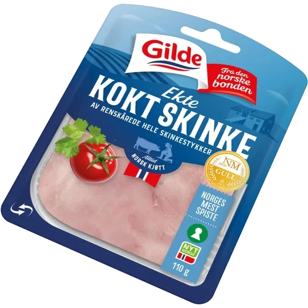 Ekte Kokt Skinke Skivet 110g Enh