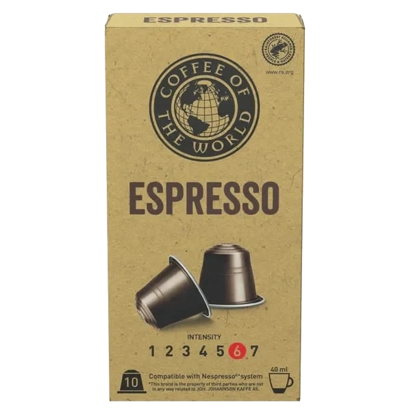 Cotw Espresso Kaffekapsel 10stk