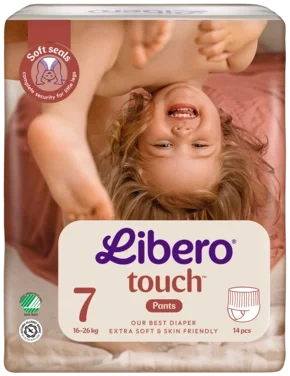 Libero Touch Pant Str.7 14stk