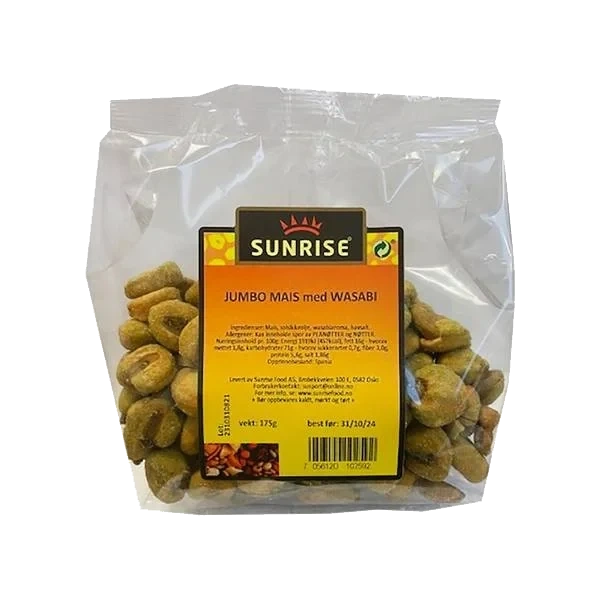 Jumbomais med Wasabi