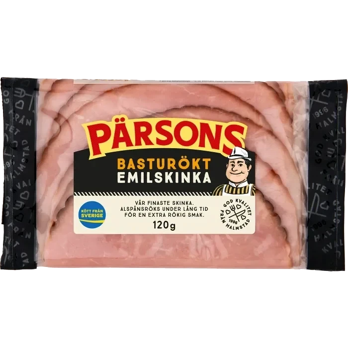 Skinka Basturökt 120g Pärsons