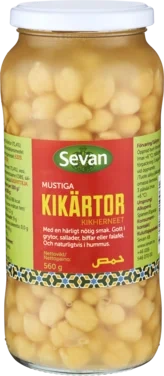 Kikerter 560g Sevan