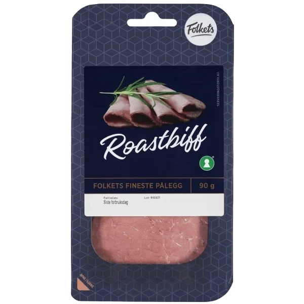 Roastbiff 100g Folkets