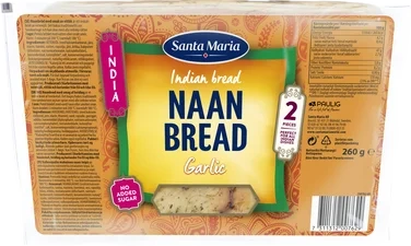 Naan Brød Garlic 260g St.Maria