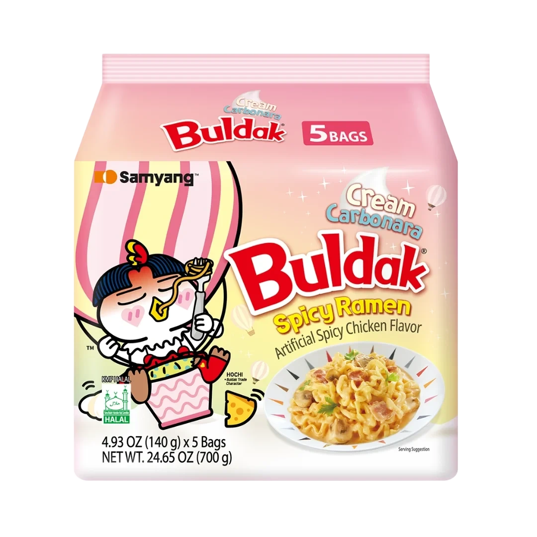 Samyang Buldak Cream Carbonara 5-pack 700g