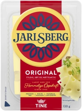 Jarlsberg 27% skivet 120g Tine