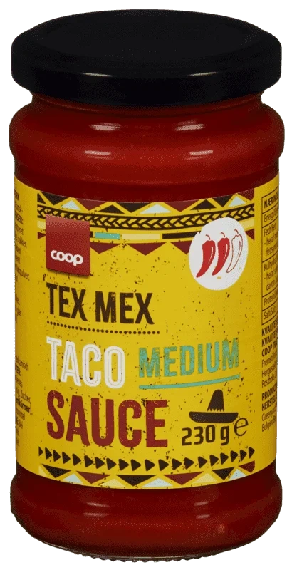 Coop Taco Saus Medium 230g
