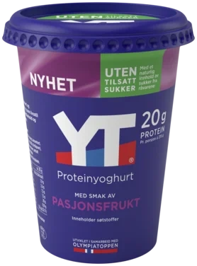YT proteinyoghurt Pasjonsfrukt, 430 g