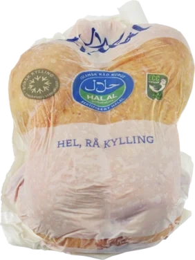 Halal Hel Rå Kylling