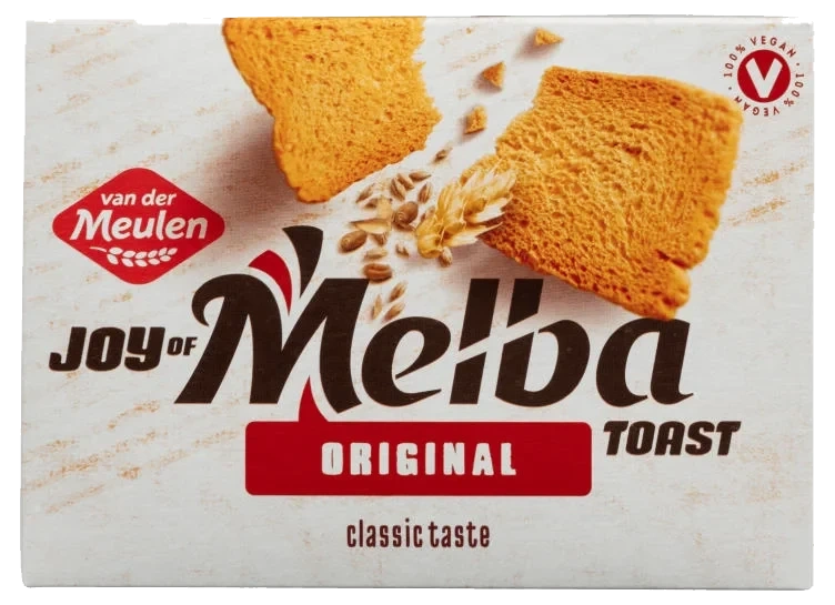 Melba Toast Firkantet 100g Meulen