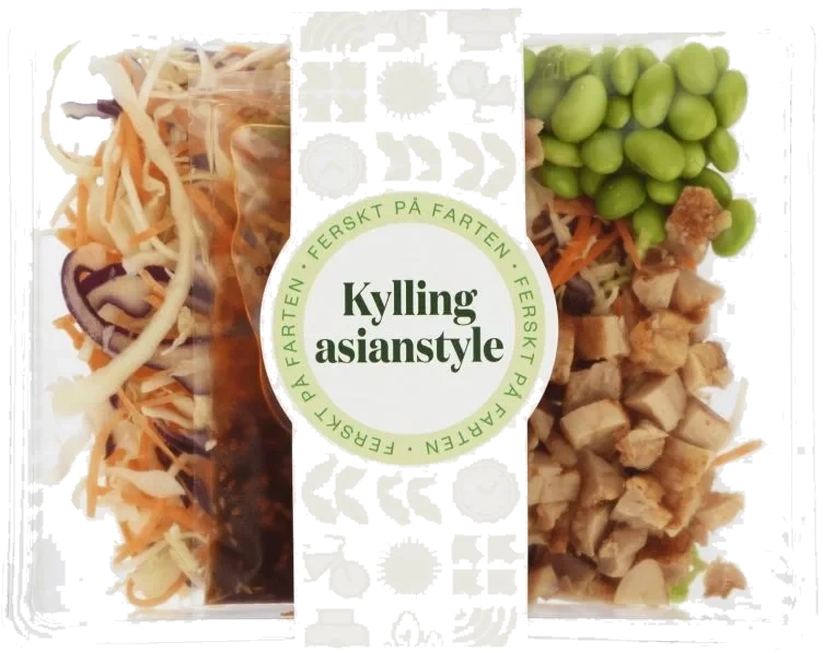 Kyllingsalat Asianstyle 240g Bakehuset