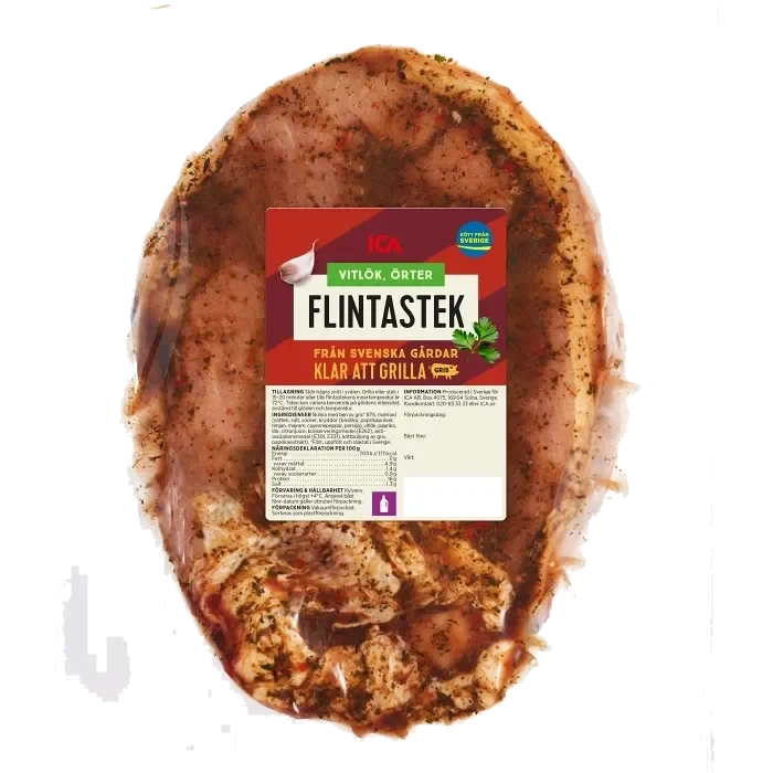 Flintastek Vitlök & Örter ca 800g ICA