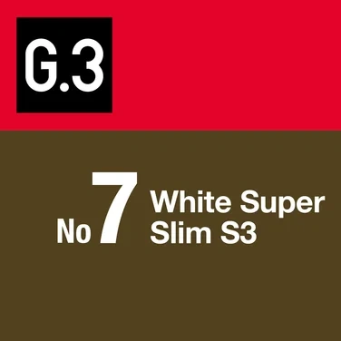 G3 No7 White Super Slim S3