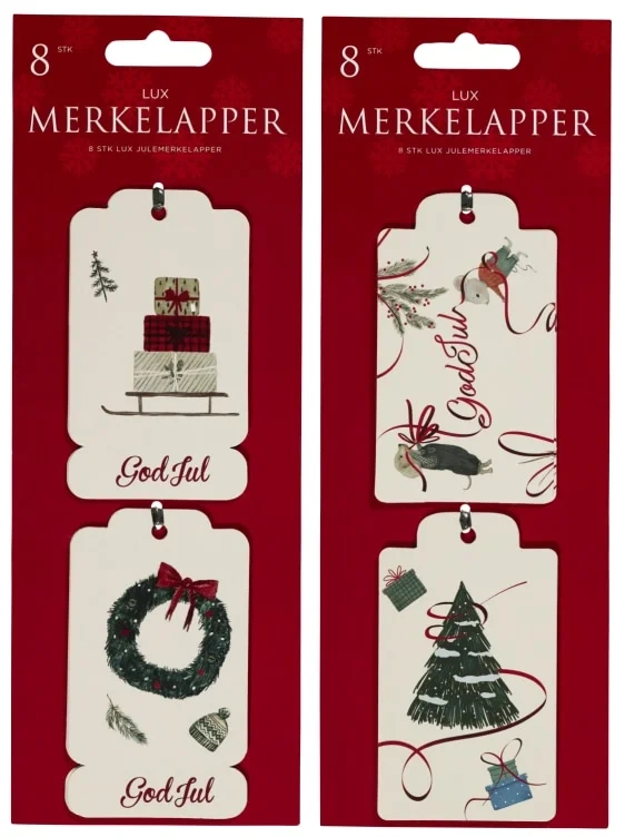 Merkelapper m/Blomster 8stk