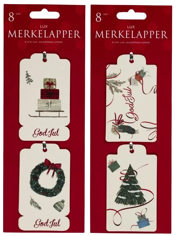 Merkelapper m/Blomster 8stk