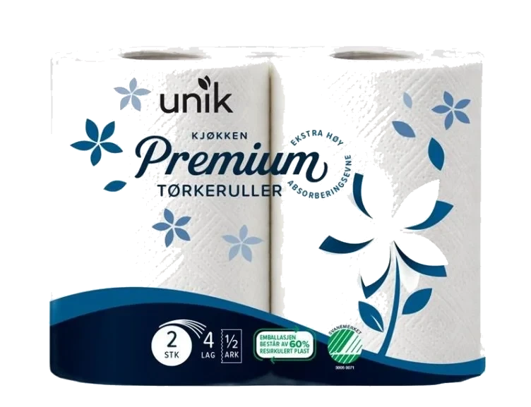 Tørkerull Premium 4-Lags 2rl Unik
