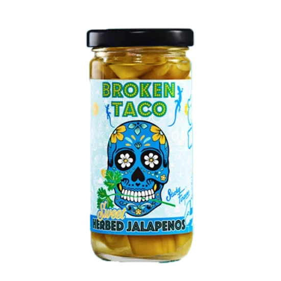 Broken Taco Herbed Jalapenos 226g
