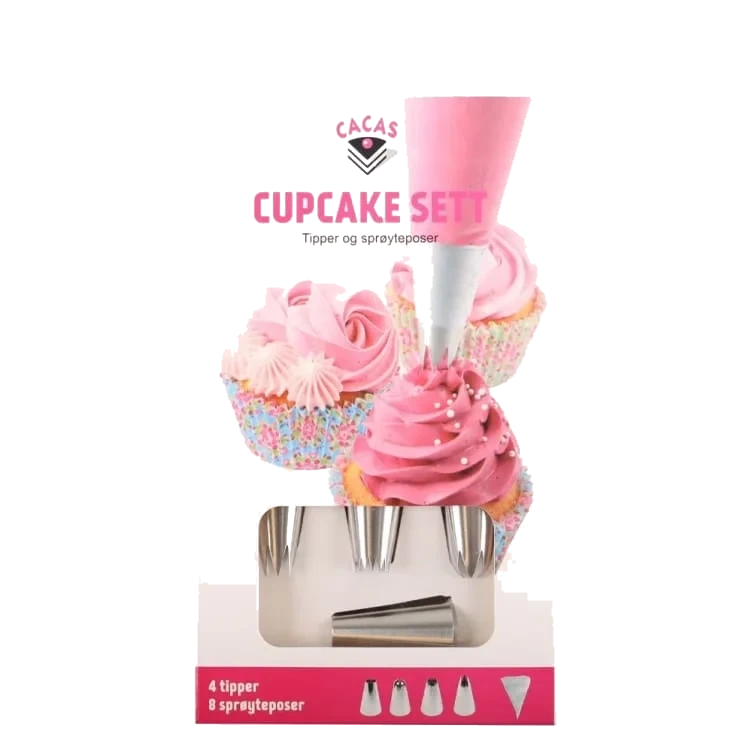 Muffinssett Dekorering 12deler Cacas
