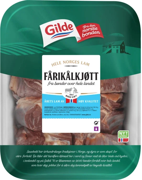Gilde NG Lam Fårikålkjøtt 2,3kg Pk