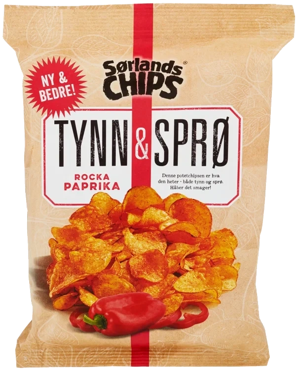 Tynn&Sprø Rocka Paprika 170g