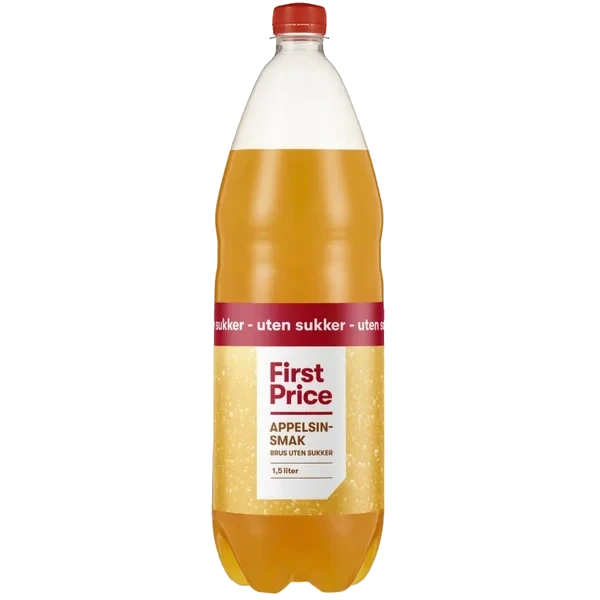 Brus Appelsinsmak Light 1,5l First Price