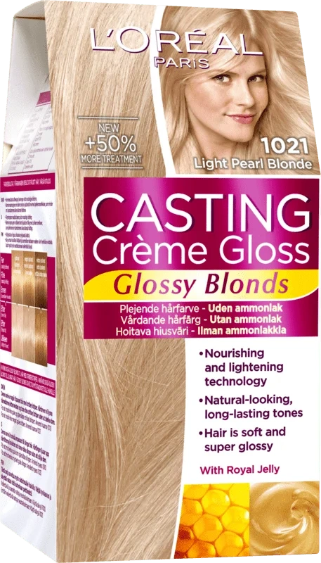 Loreal Paris     Casting Crème Gloss 1021 Pearly Light Blonde