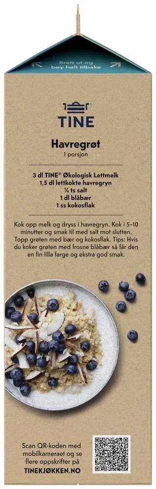 Økologisk lettmelk