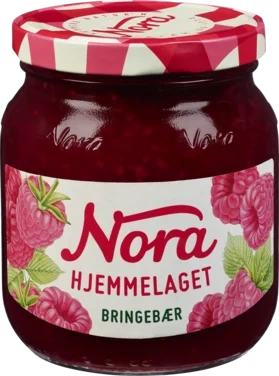 Nora Bringebærsyltetøy Hj l 400g