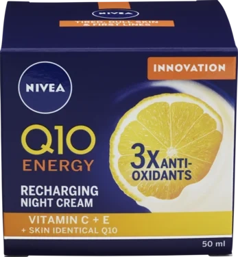 Nivea Q10 Energy Recharging Night Cream, 50ml