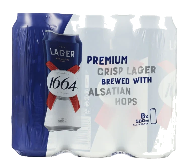 Kronenbourg 1664 Lager 0,5lx6 boks
