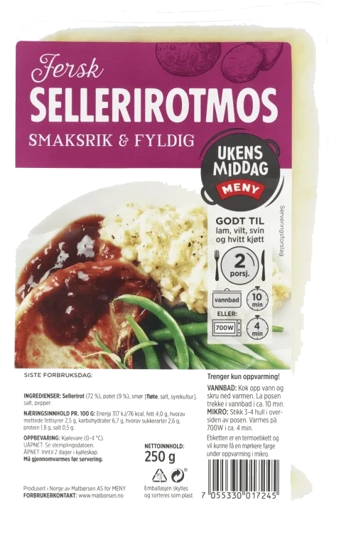 Sellerirotpure 250g Meny