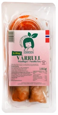 Norske Ferske & Håndlagede Kylling Vårruller 2 stk Miss Gin Garden