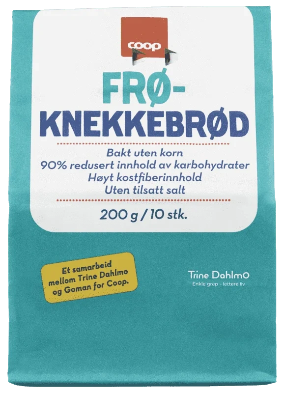 Coop Frøknekkebrød Trine Dahlmo 200g