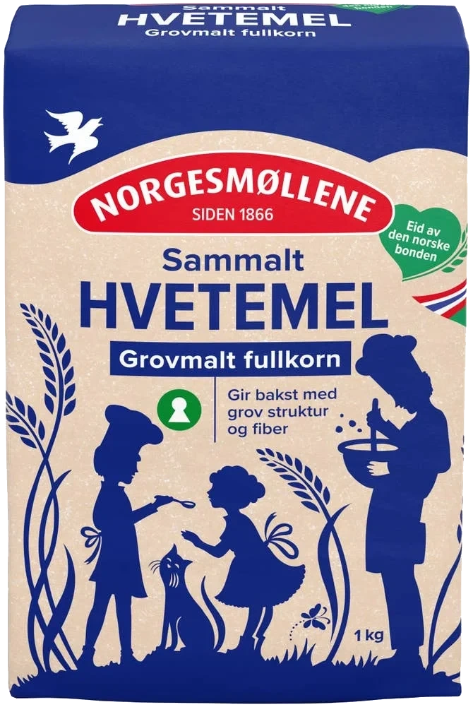 Sammalt hvetemel
