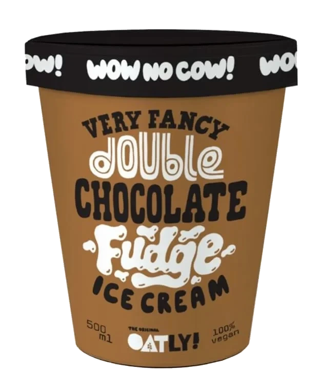 Oatly Iskrem Dobbel Sjoko Fudge 0,5l