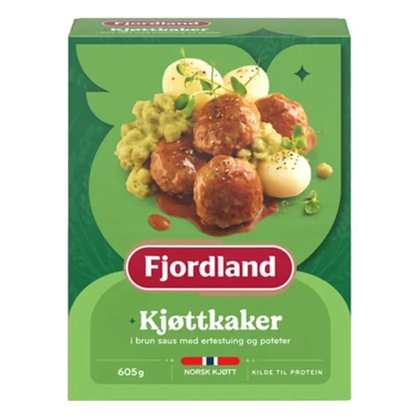 Fjordland Kjøttkaker Med Ertestuing 4x605 G