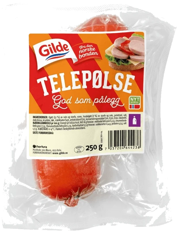 Gilde Telepølse 250g